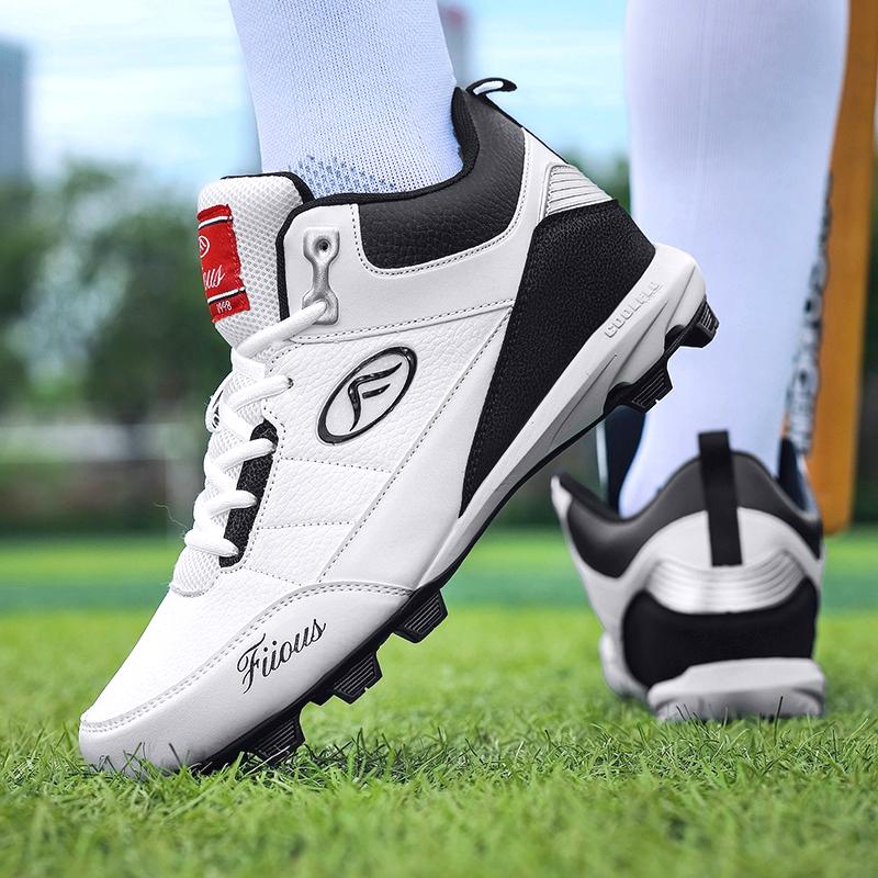 Big Size 38-47 Baseball Shoes for Men Professional Softball Sneakers Non Slip Outdoor Spiked Sneakers Baseball Training Shoes