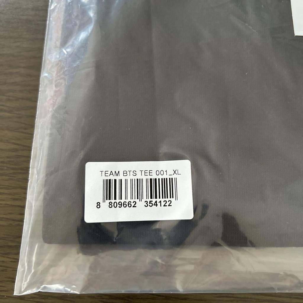 [USED] TEAM BTS T-shirt XL Jung Kook