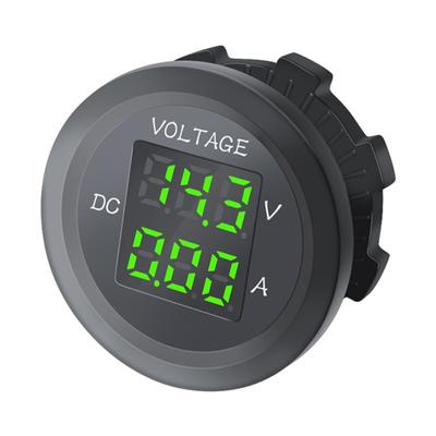 High Precision  12-24V Voltmeter Ammeter Dual LED Digital Display Amp Volt Merter Panel Gauge for Car Truck