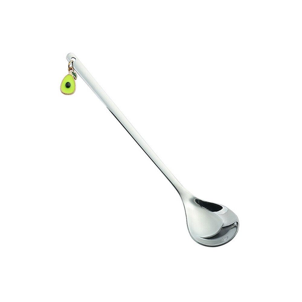 Golden Coffee Spoon Stainless Steel Tea Spoon Portable Stirring Spoon