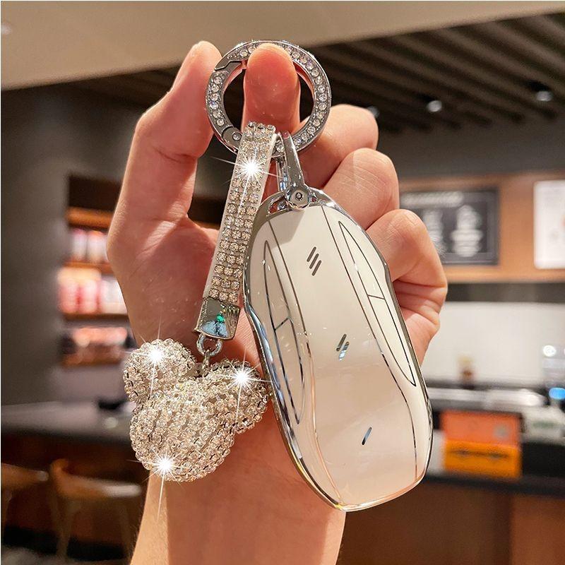 Tpu Car Key Case For Saic Im Zhiji Ls7 L7 Pro Ls6 L6 Ls9 Max Accessories Keychain Remote Cover Shell Ring Holder Fob Housing