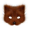 Handmade Halloween Fox Costume: Mask, Gloves & Plush Tail