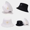 Cotton Baseball Cap With Love Heart Embroidery Design For Outdoor Men Women Summer Casual Wear