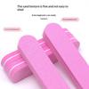 Nail Buffer Pink Easy-to-Hold Rectangular Fine Sand Buffing Block for Salon Grade Home Nail Polishing Care