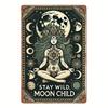 Retro Metal Tin Sign Colorful Vintage Wall Art Decor for Garage Living Room Bedroom 20x30 cm