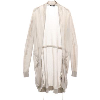 MAX&CO Cardigan lungo a maniche lunghe S Grigio chiaro Donna Usato