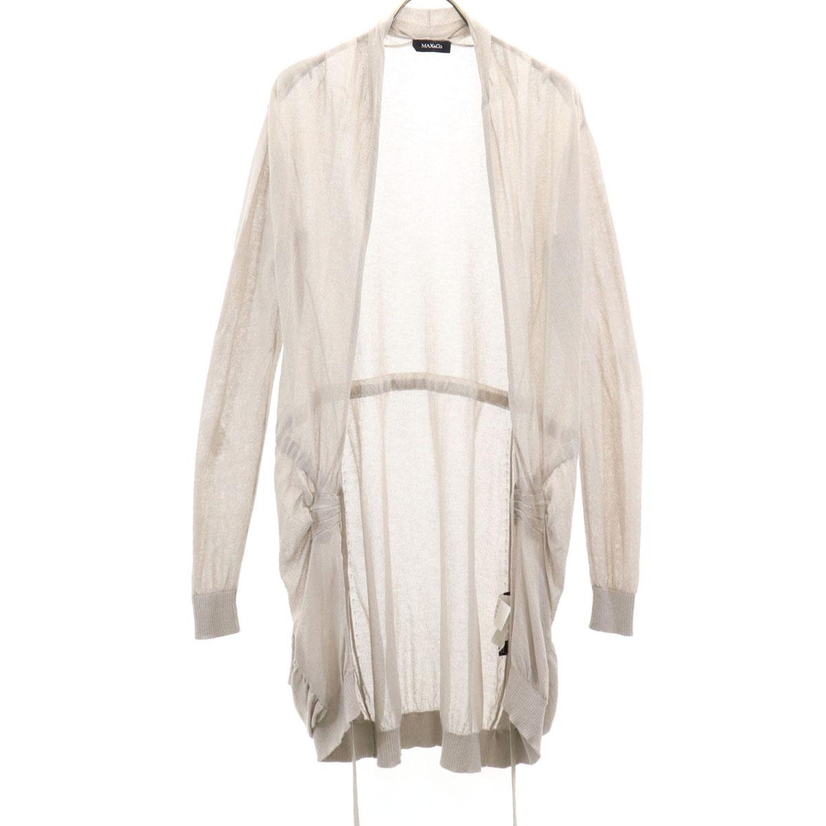 

MAX&CO Long sleeve long cardigan S Light gray Women Used