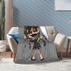 Coperte Cyn Murder Drones Stampa Flanella Multifunzione Leggera Sottile Coperta da Lancio per Letto Esterno Peluche Sottile Trapunta