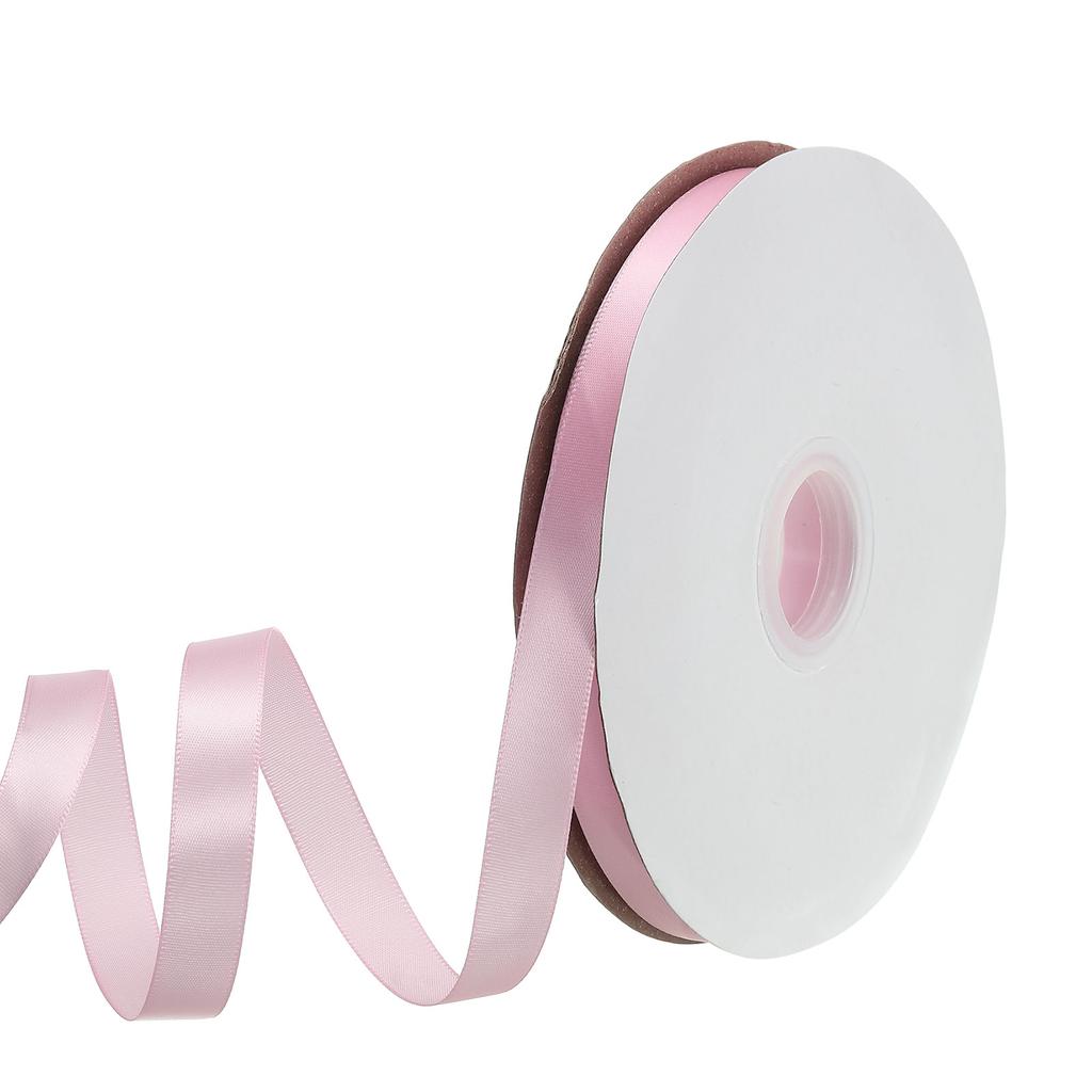 Polyester Satinband einseitig Grosgrainband Unifarbenes Stoffband für Basteln Hochzeitsparty Geschenkverpackung 5/8"x100 Yard