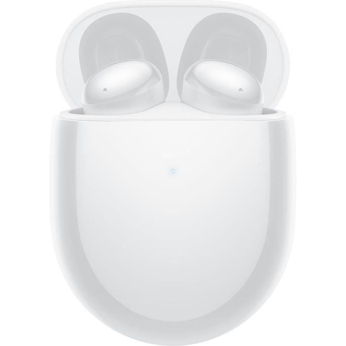 Ecouteurs sans fil - xiaomi - redmi buds 4 blanc - autonomie 30h - technologie sans fil