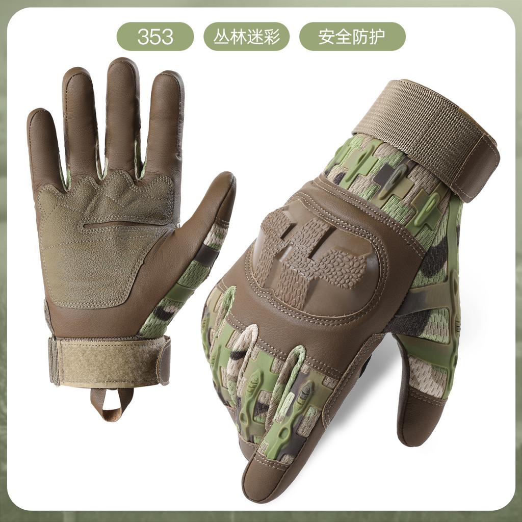 Tactical Gloves Men's Touch Screen Non-slip and Wear-resistant Outdoor Sports Protection Cycling Mountaineering Tactical Gloves