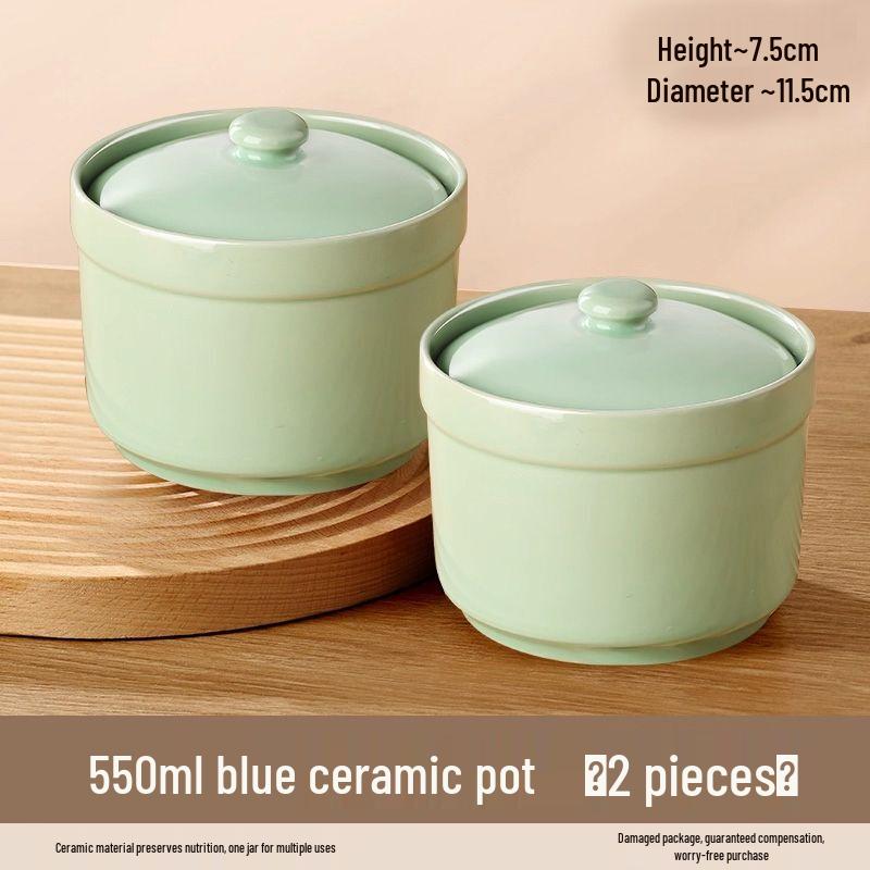 ZhiShi Ceramic Stewing Pot with Lid