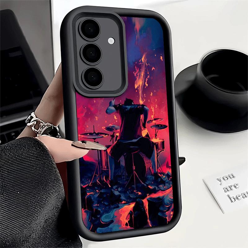 

Drum Set Rock Music Soft Phone Case for Samsung Galaxy S26 Ultra S25 Edge S24 S23 S22 Plus S21 S20 FE 5G Shell Silicone Funda Samsung S24 Plus