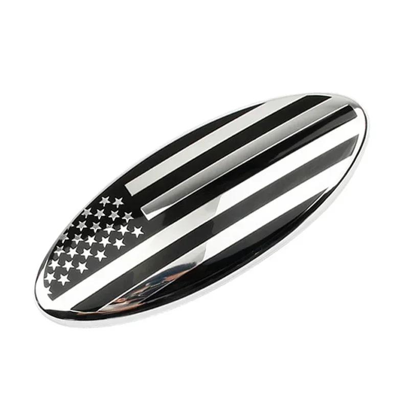 Car Sticker For Ford 17.5/23CM Car Head Cover Emblem Rear Cover Sticker Decoration for Ford Mondeo Fusion Focus Fiesta Kuga Edge