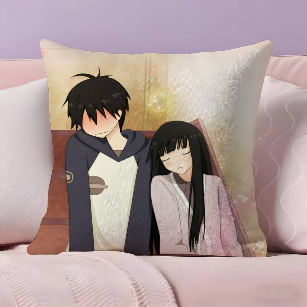 K-Kimi Ni T-Todoke Аниме Наволочка Ультра Мягкая, Безопасная для Кожи Ткань Комфорт Как в Облаке и Скрытая Молния 30cmx30cm
