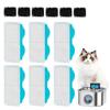 Cat Water Fountain Filter Replacement, Odor Remover with Sponge, Compatible with Most Pet Drinking Dispensers for Fresh Water