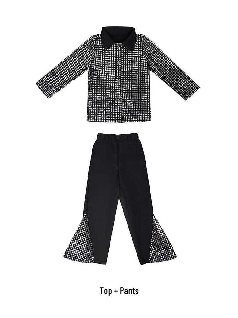 Children's Disco Jazz Dance Costume for Stage Performance and Halloween