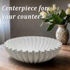 Large Decorative Bowl,Modern Handicraft Bowls Decorative Fruit Bowl for Kitchen Counter,Stylish Key Bowl for Entry Table