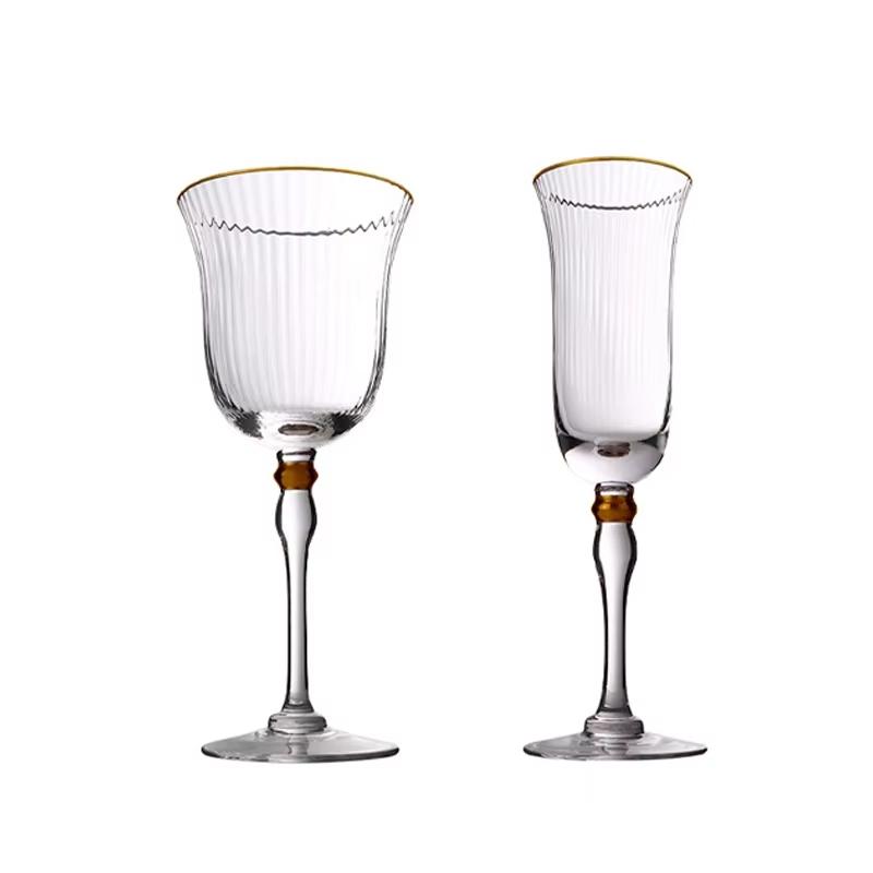 Nordic Phnom Penh Wine Glasses Champagne Glasses Model Rooms Wine Utensils Soft Furnishings Table Ornaments Glasses