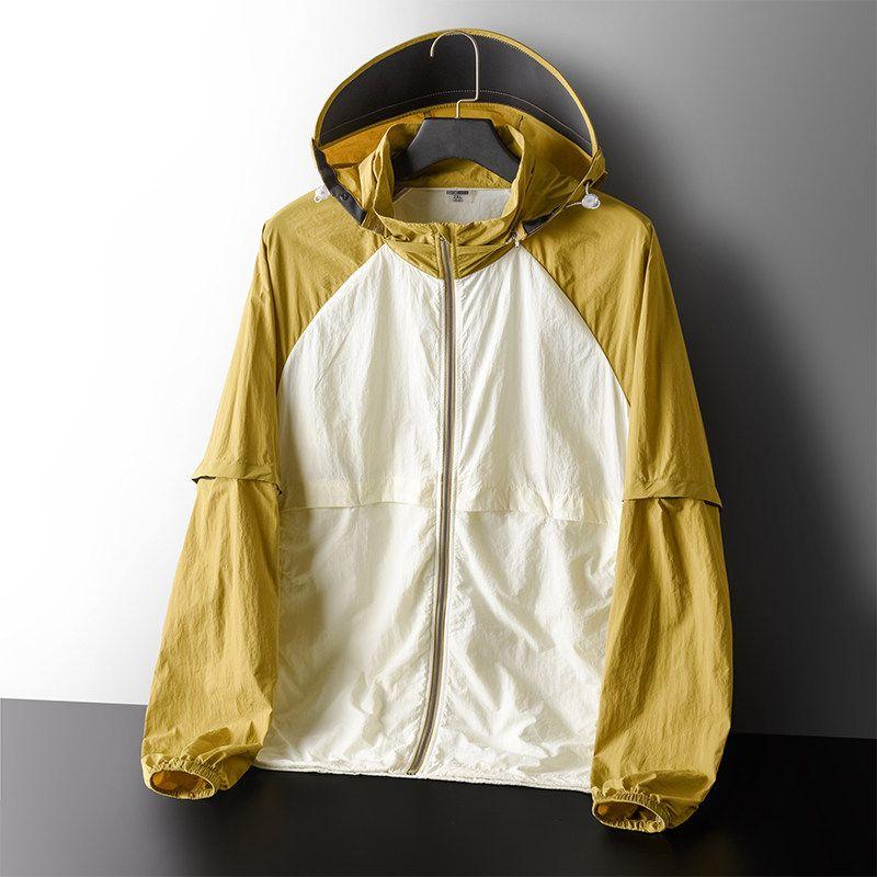 Outdoor Mountain Light UPF50 Detachable Brim Sun Protection Clothing Men Summer Fishing Outwear Export Wind Shield