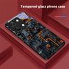 Circuit Diagram For OnePlus Nord 3 5 6T 7 Pro 8 12 10T Reno8 Lite 5G 10R Nord N30 Hard Shell Tempered Glass Phone Case Black