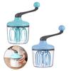Egg Beater Semi-Automatic Hand-Cranked Whisk for Kitchen Cafe Bakery Durable Cream