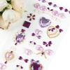 Acrylic Gem Face Stickers for Kids Colorful Rhinestone Self-Adhesive Gems for Girls Stage Performance