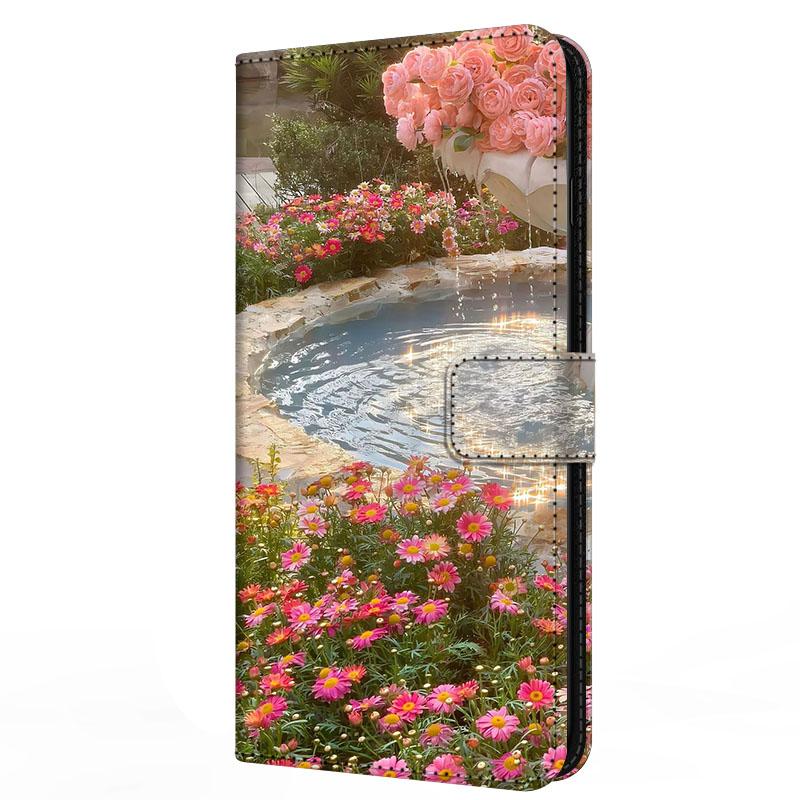 For Samsung A16 Magnetic Wallet Shell Relief Capa Leather Case Protector Book Flip Cover Galaxy A06 A56 A26 A36 A 16 06 56 36 26