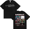 Morat Band Asuntos Pendientes 2025 Tour Tshirts Unisex Women Harajuku Hip Hop Punk Rock T Shirt Cotton Casual Short Sleeve Tshirt