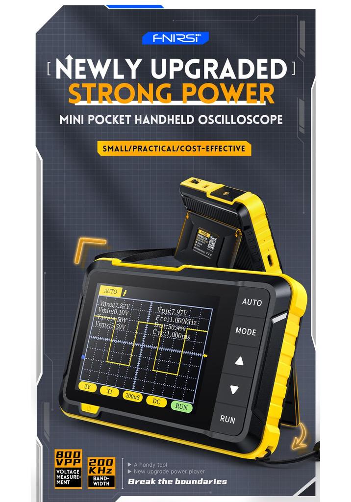 FNIRSI-DSO 152 Portable Digital Oscilloscope for Beginners and Repair