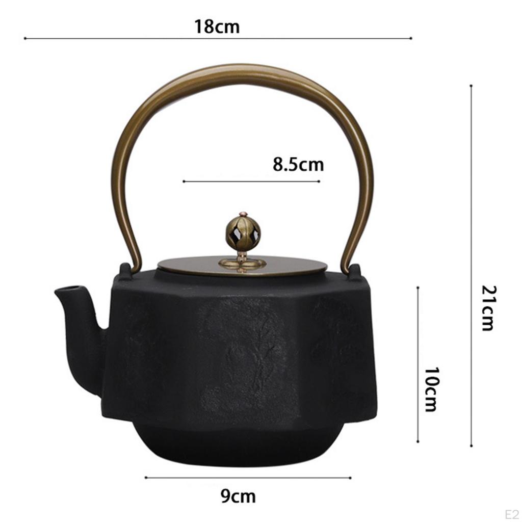 Gusseiserne Teekanne Kaffee Tee Wasserkanne Traditionelle Zeremonie Kung Fu zum Kochen