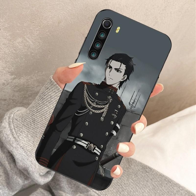 Kreslený kryt na telefon Guren Ichinose pro Xiaomi Redmi Note 11 10 9T 8 7 Pro Redmi 10 9 9A 9C 8 7 6 Měkký černý kryt na telefon