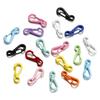 10pcs/bag Colorful Solid Color Spring Metal Clasps Hook Keychain Bag Buckle Connector For DIY Jewelry Making Handcrafts Findings