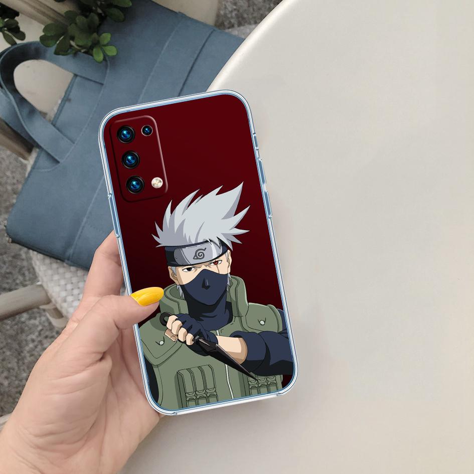 PP49 Naruto Kakashi Soft Shell Transparent Phone Case for Motorola Moto G7 G8 G9 G84 G85 G73 G24 G15 Z2 Play Power Plus