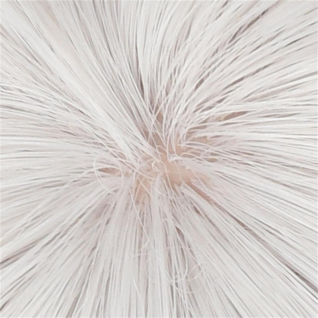 Laubao Shopping Antarcticite Cosplay Gray Costume Halloween Cosplay Wig Wig, Bob, Hair, Heat-Resistant, Accessory, Costume, (Antarcticite)