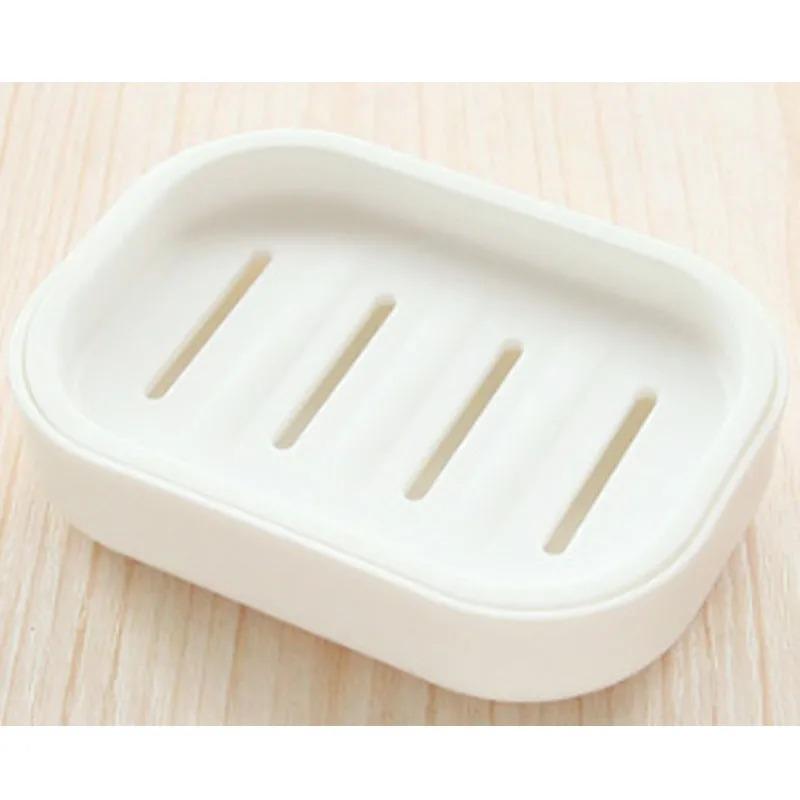 

Double Layer Soap Dish with Lid - Draining Soap Holder for Bathroom & Dorm