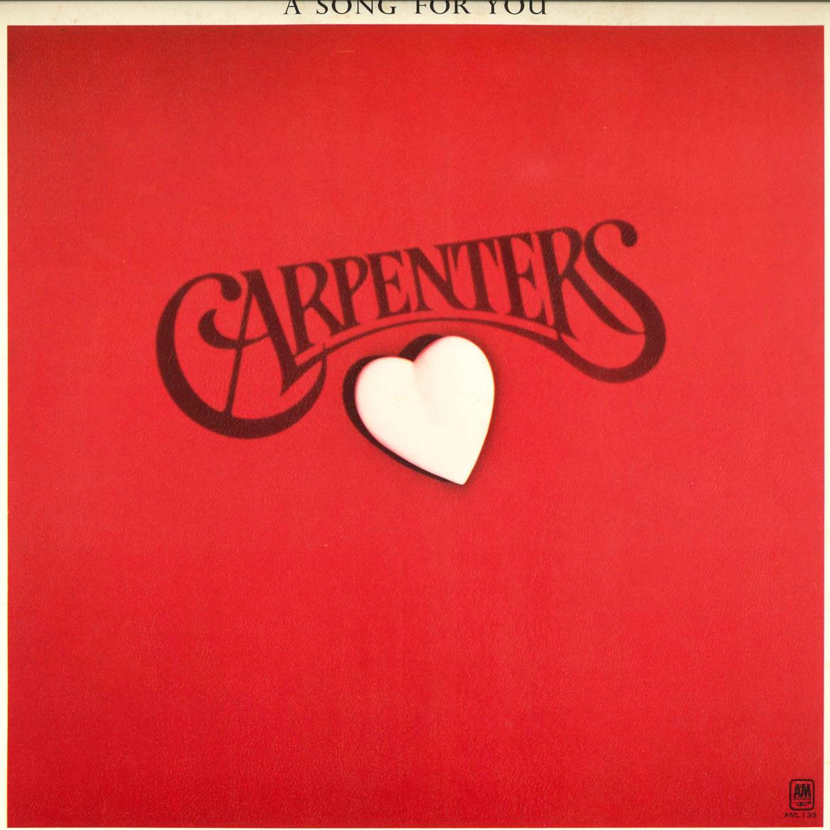 

LP Record CARPENTERS - A Song For You AML135 A&M 1972 Japan Pop Used