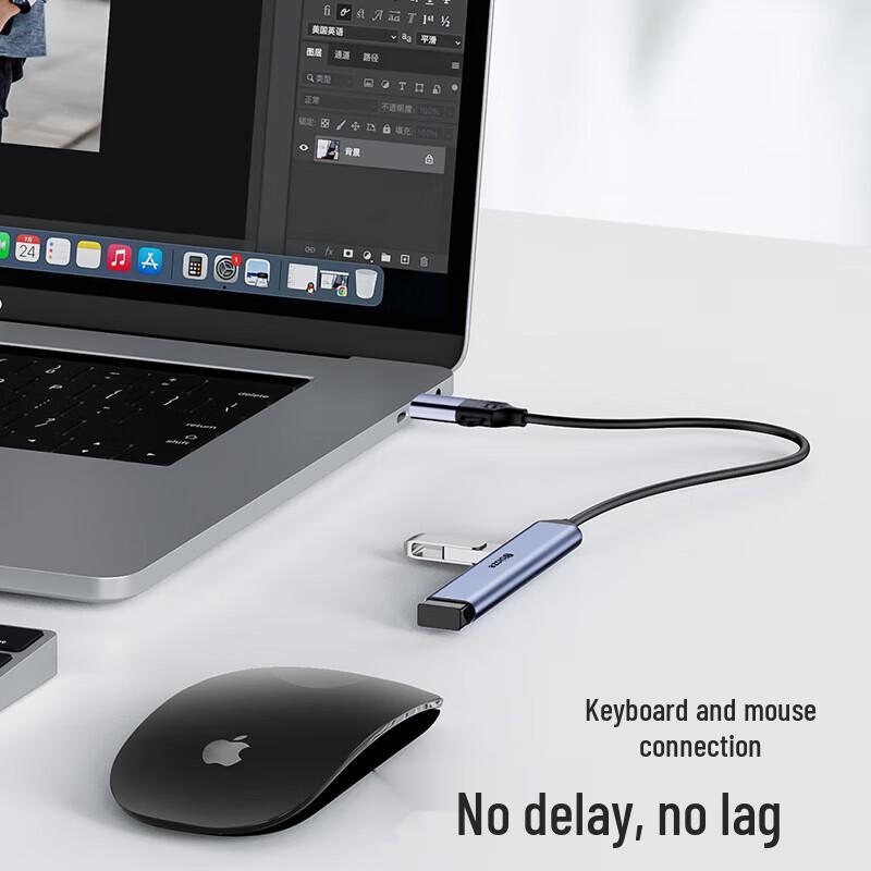 Biaoyao Type-C & USB 3.0 Hub with SD/TF Card Reader