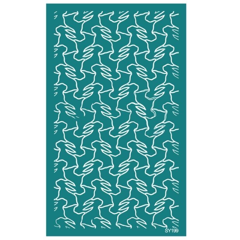 Silk Screen Stencils for Clay Earrings Making 6.3x4In Silkscreen Print Stencils