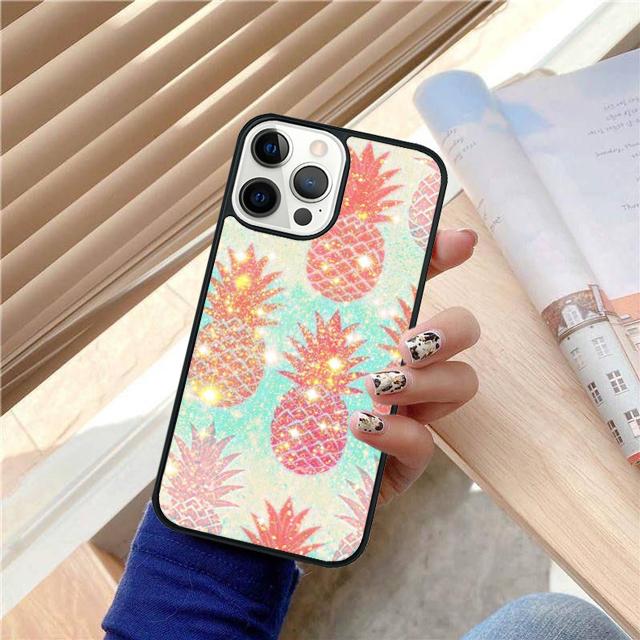 Kawaii Pineapple Art Coque Shell For iPhone 17 Air 15 16 14 13 12 Pro Max 11 Pro Max Plus Phone Case Cover