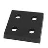 5Pcs Aluminum   End   Alloy Metal Cover Plate Linear Moving Parts 4040 Double