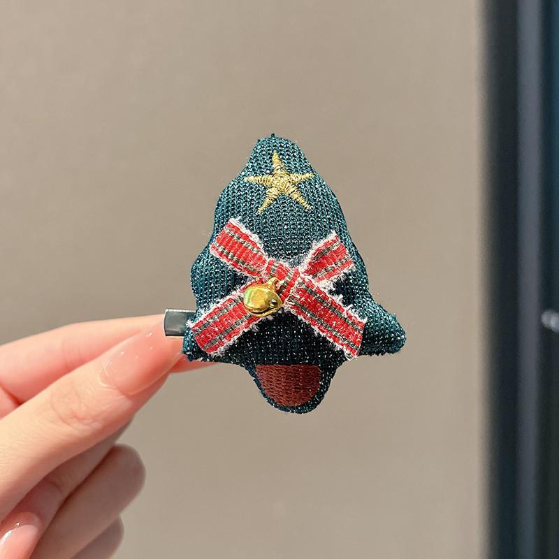 Vánoční plyšová brož Sněhulák Santa Claus Strom Věnec Kovové odznaky Šperky Dárek pro ženy Veselé Vánoce Dekor Dárky
