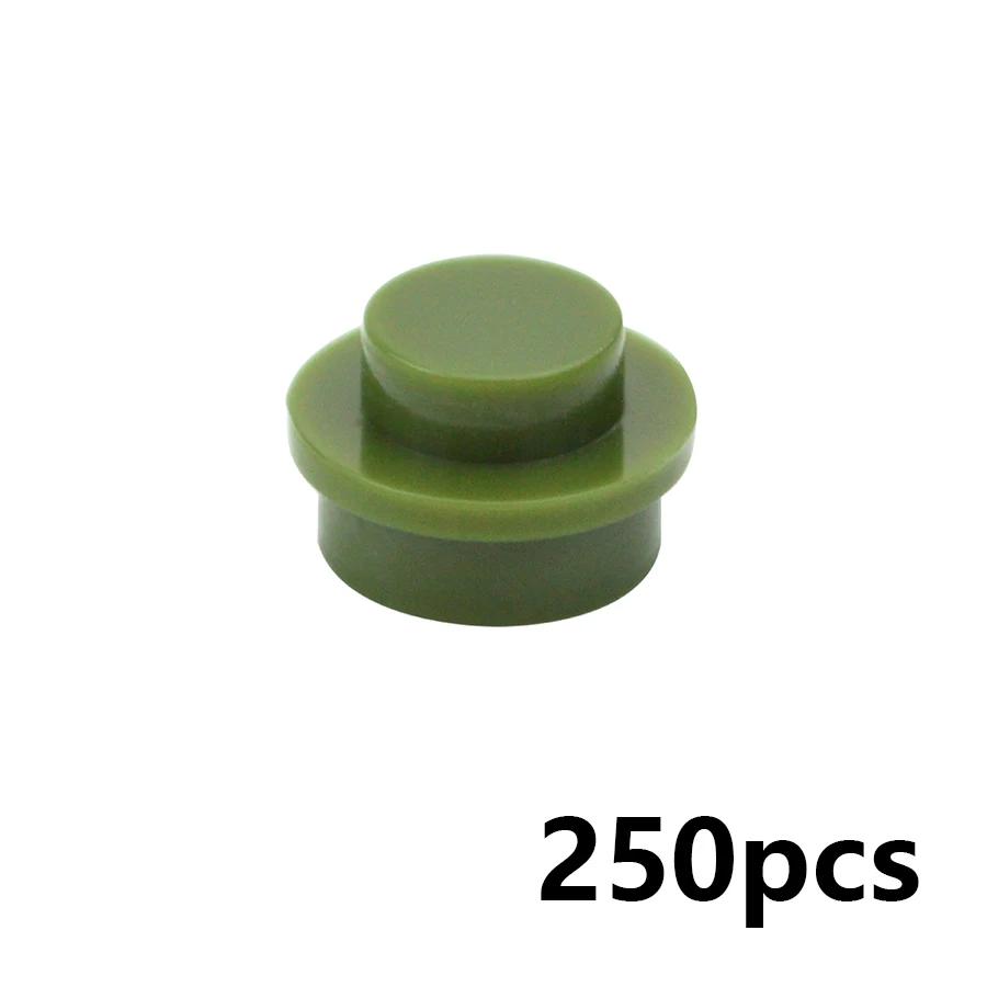 250 ks MOC Skládací dílky 4073 6141 15570 Deska Kulatá 1x1 Bod DIY Stavebnice 1*1 Figurky Lampy Cihličky Hračka pro děti