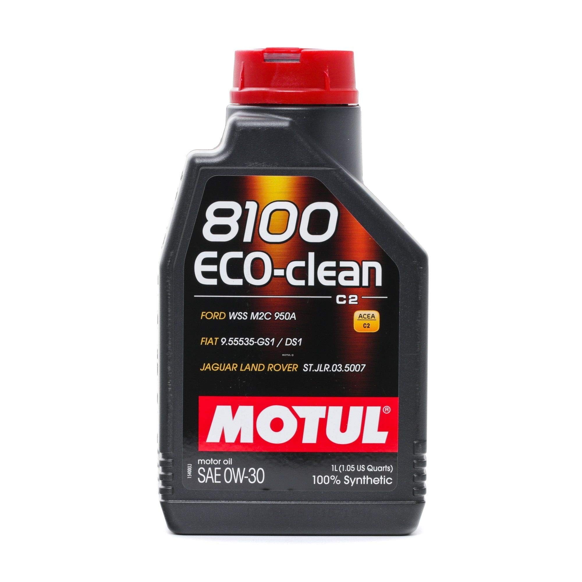 

MOTUL 8100ECO-clean 100% Синтетична моторна олива, 0W30, 1л [Оригінальний продукт]