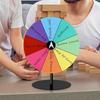 1Pcs Acrylic Color Roulette Wheel Tabletop Prize Wheel Dry Erase Spin Wheel Spinner Game Heavy Duty Editable Spin Wheel