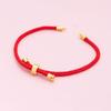 Handmade Adjustable Red Nylon Bracelet Cord for DIY Jewelry