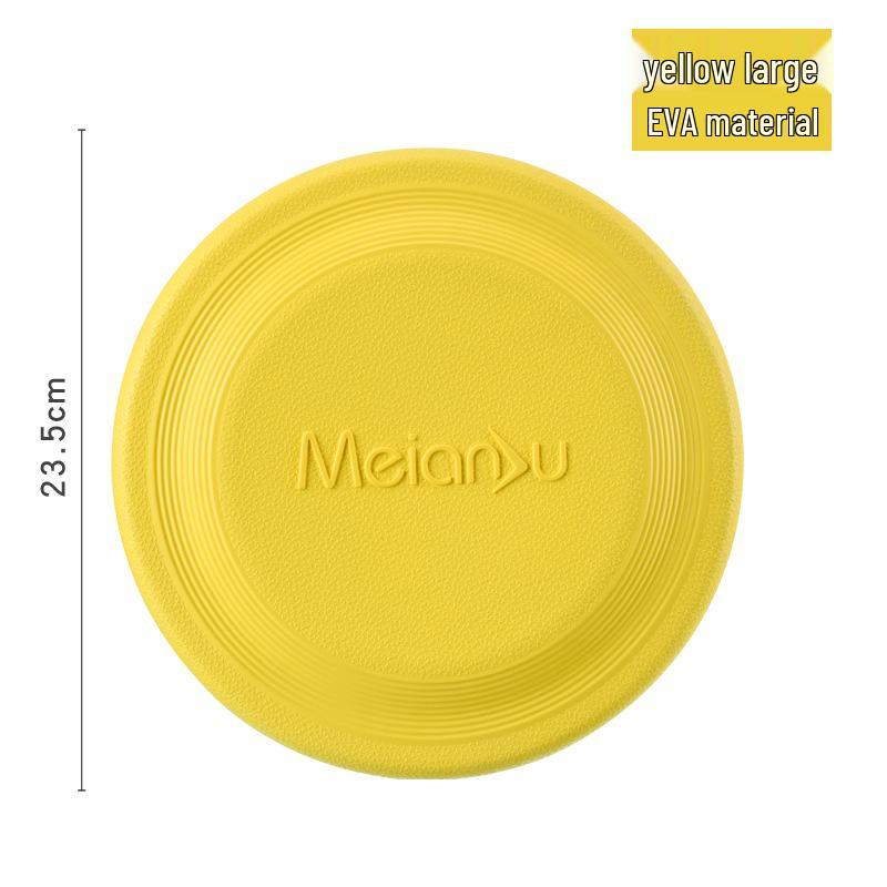 Meianju Durable Floating Soft Frisbee Toy for Dogs - TPR Material, Ideal for Training and Outdoor Fun