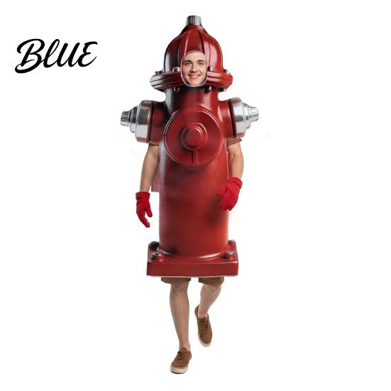 Kids Hydrant Costume for Adults and Kids Realistic Cosplay Character Performance Wear Apparel Hooded Dress-Up Outfit Halloween Festival Parties