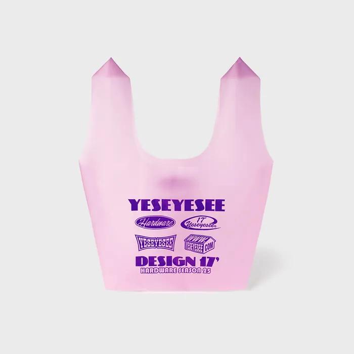 Y.E.S Urethane Market Bag Pink