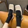 Marie Jane Lolita Women Chunky Shoes  Spring New Trend Fad Mid Heels Sandals Designer  Pumps Dress Party Women Shoes